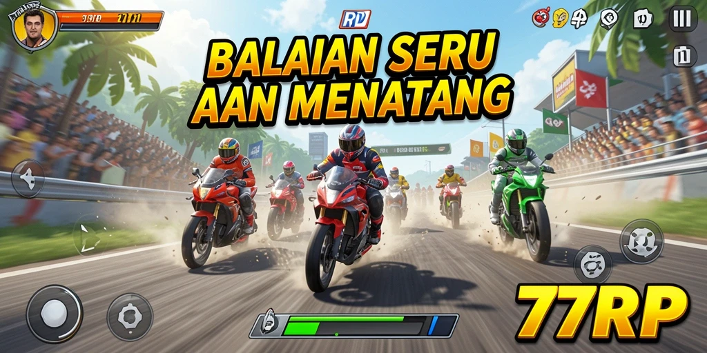 Tampilan gameplay 77RP yang mendebarkan dan penuh aksi.