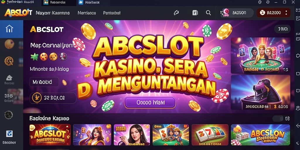 Tampilan gameplay ABCSLOT yang mendebarkan dan penuh warna.