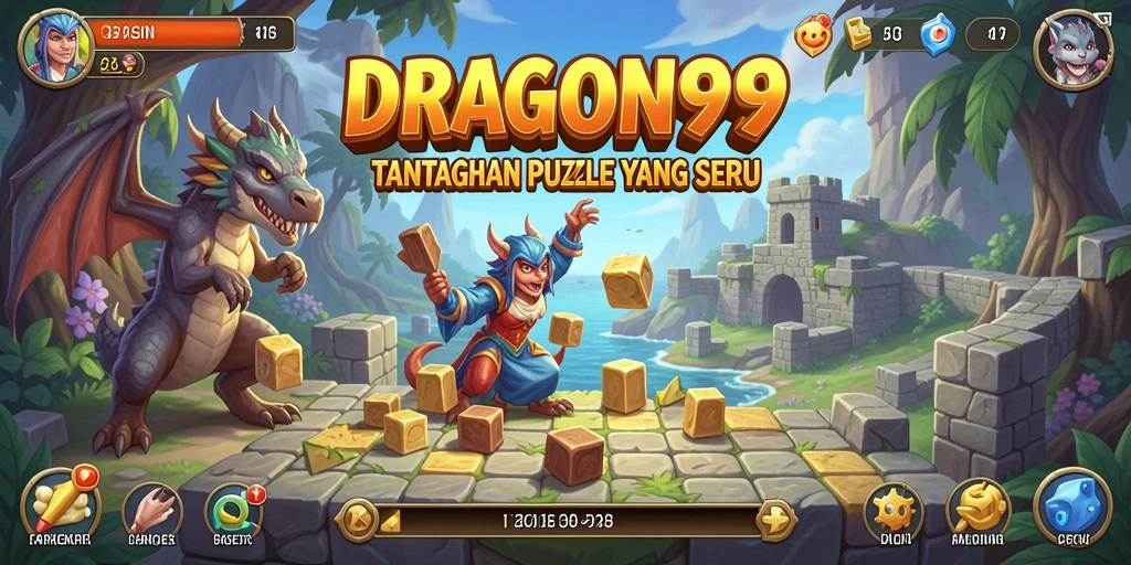 Screenshot dari gameplay DRAGON99 menampilkan tantangan puzzle yang menarik.
