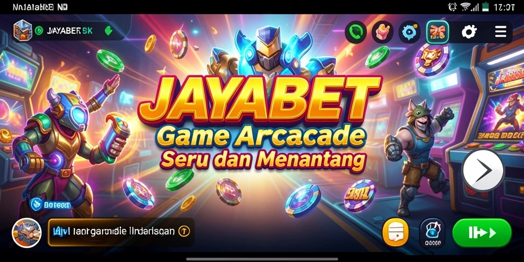 Tampilan menarik dari gameplay JAYABET yang penuh warna.