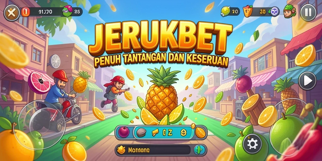 Screenshot JERUKBET menampilkan gameplay Arcade yang seru dan menantang.