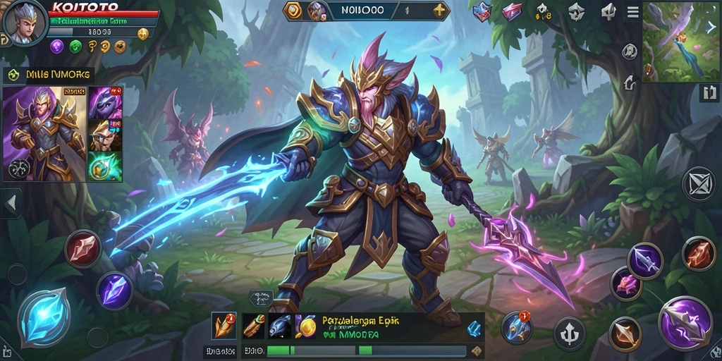Tampilan memukau dari gameplay KOITOTO saat pertempuran epik.