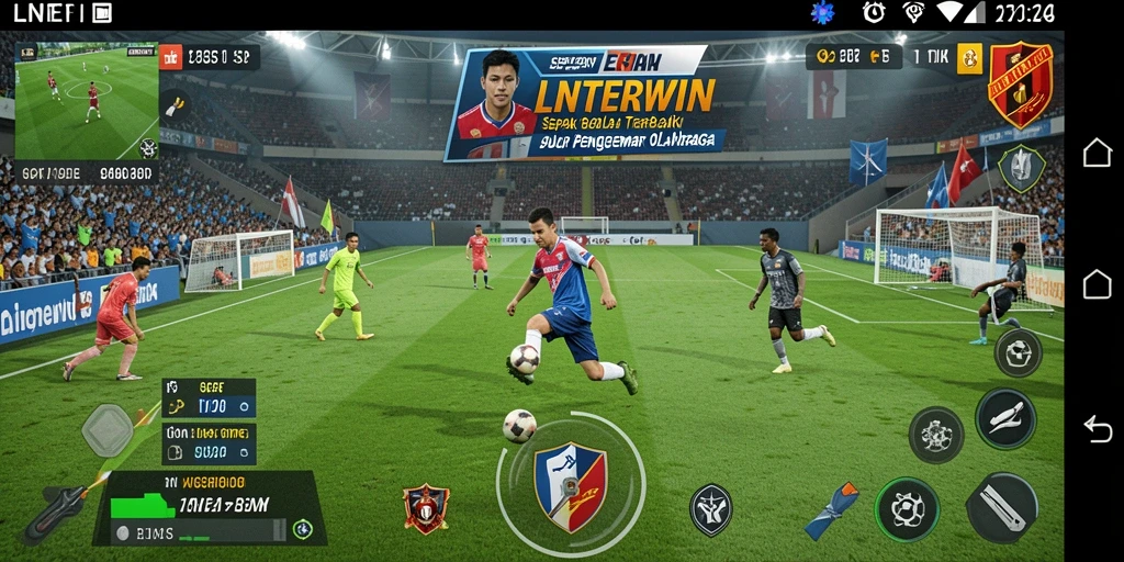 Tampilan gameplay LNTERWIN yang menarik dan realistis.