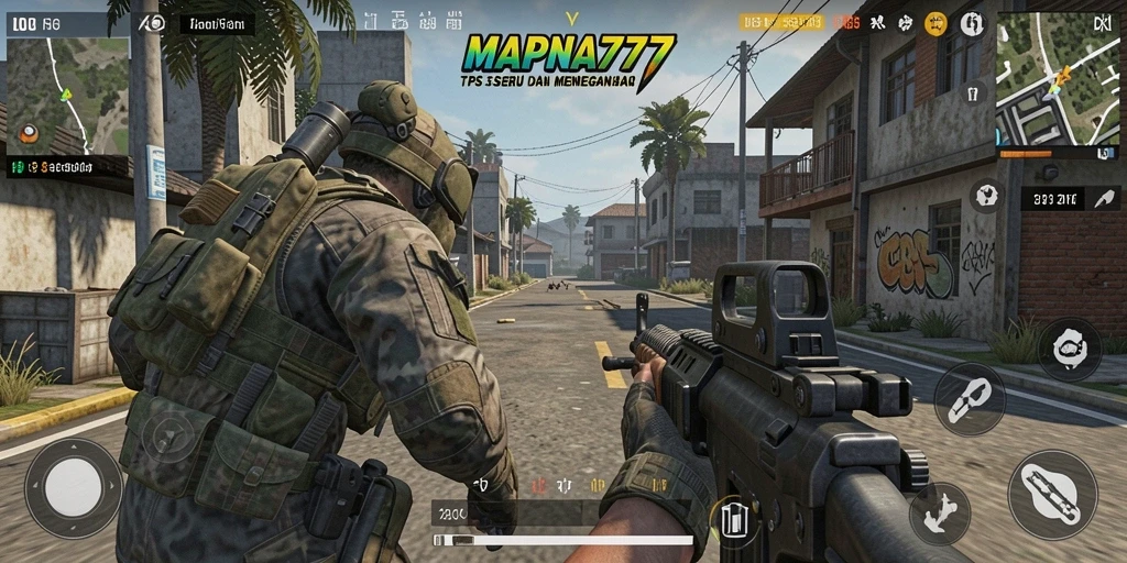 Tampilan gameplay seru dari MAPNA777 dengan aksi menegangkan di lapangan tempur.