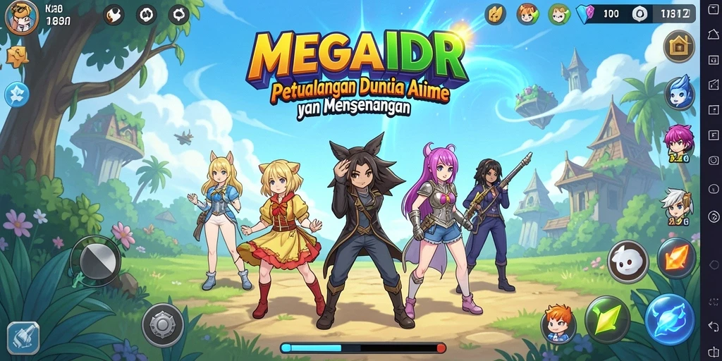Tampilan gameplay <strong>MEGAIDR</strong> yang seru dan menakjubkan
