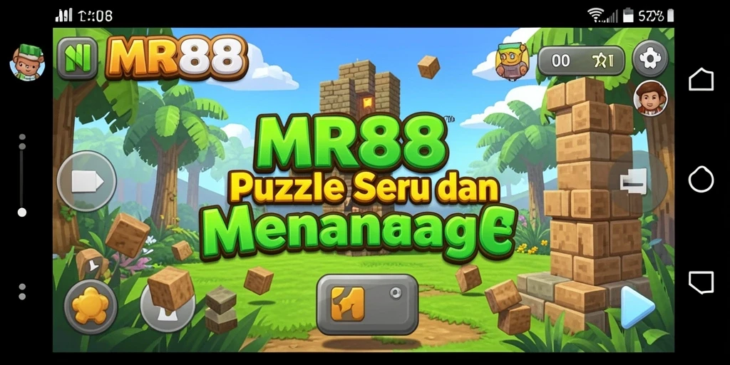 Tampilan gameplay <strong>MR888</strong> yang menarik dan penuh tantangan puzzle.