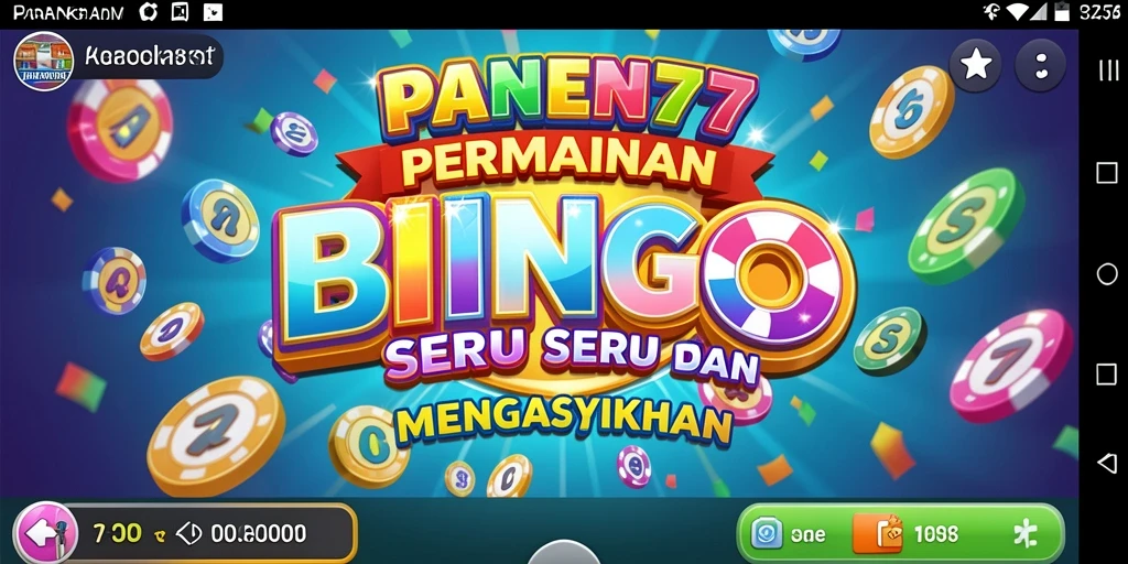 Tampilan gameplay seru dan menarik dari PANEN77 Bingo.
