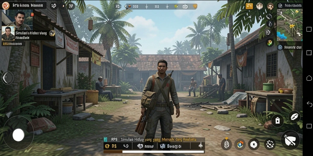 Tampilan gameplay RP8 yang menakjubkan dalam dunia simulasi.