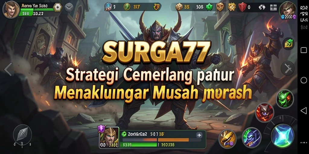 Tampilan gameplay SURGA77 yang menegangkan dan penuh strategi.