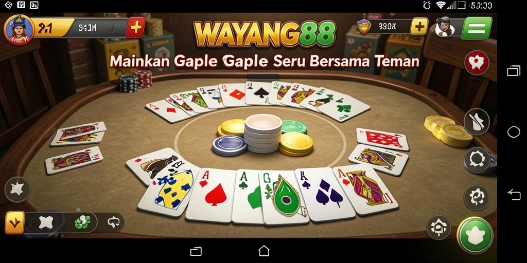 Tampilan gameplay seru dan menarik dari WAYANG88.